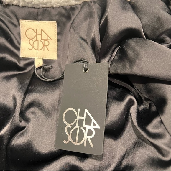 NWT Chaser LOVE Faux Fur Teddy Jacket Sz-S - Picture 5 of 9